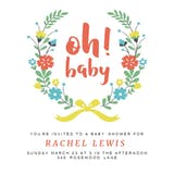 Oh Baby - Invitación Para Baby Shower